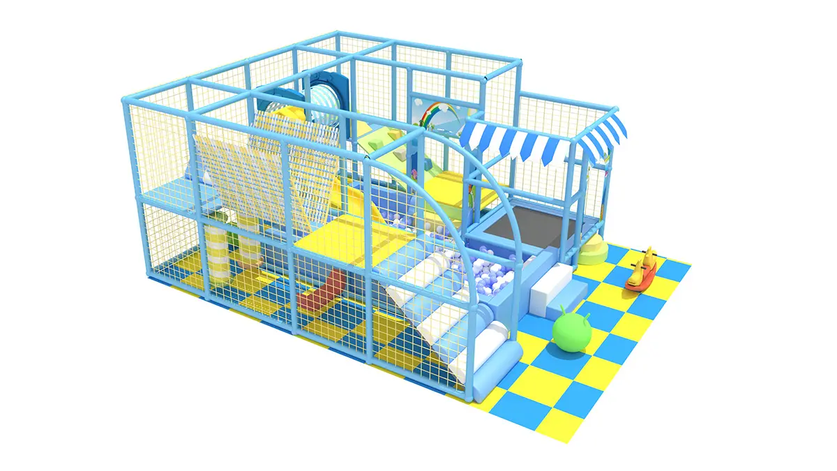 Indoor Playground With Trampoline And Slide For Kids.jpg