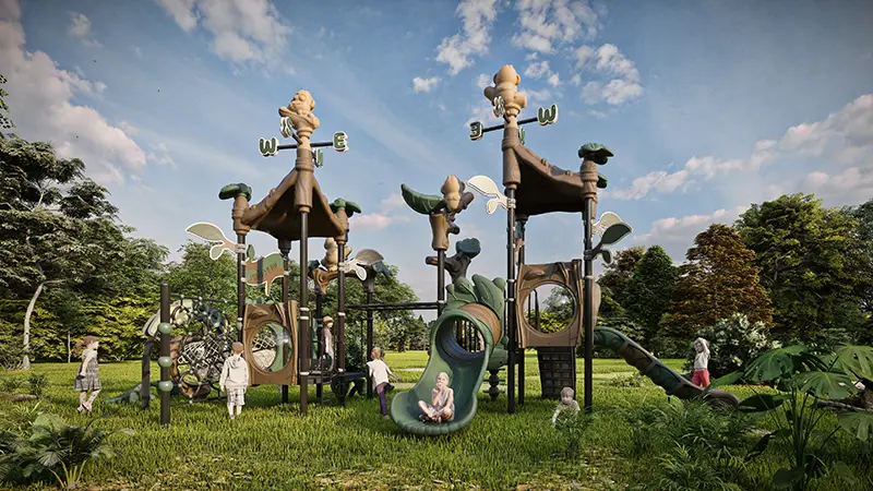 Forest Explorer Adventure Slide Set for outdoor playground.jpg
