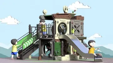 Yuhe outdoor playground With Stainless Steel Slide
