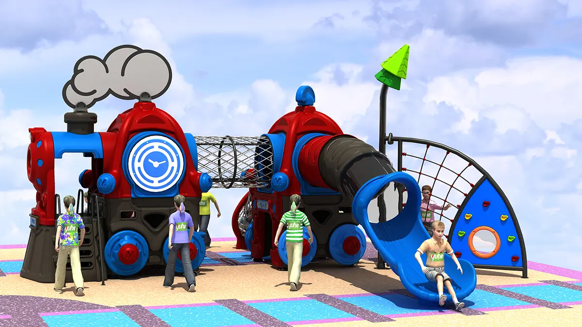 Outdoor Train Slide With Climbing Function.jpg