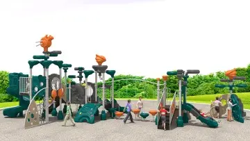 Orange & Green Combination Play Slide Set for kids